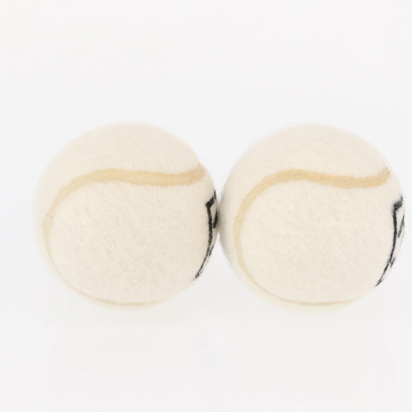 CHANEL Sports Line Set aus 4 Tennisbällen Weiß CC Auth 155098V