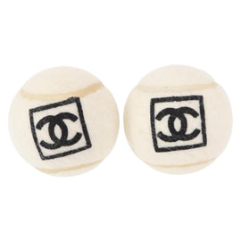 CHANEL Sports Line Set of 4 Tennis Balls White CC Auth 155098V - 0
