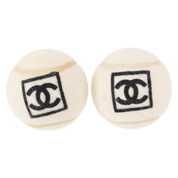 CHANEL Sports Line Set of 4 Tennis Balls White CC Auth 155098V - 0