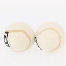 CHANEL Sports Line Set of 4 Tennis Balls White CC Auth 155098V-4