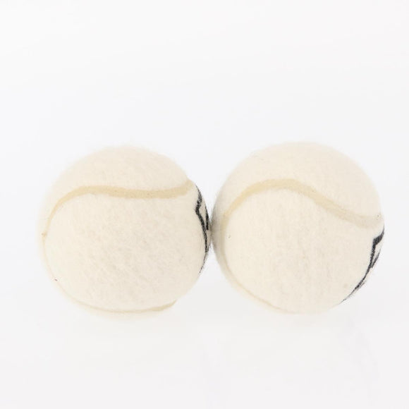 CHANEL Sports Line Set aus 4 Tennisbällen Weiß CC Auth 155098V