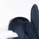 Christian Dior Trotter Canvas Saddle Pouch Accessory Pouch Navy Gold Auth 155099-17