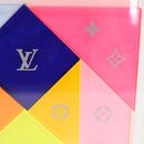 LOUIS VUITTON Puzzle Domino Glass Clear GI0480 LV Auth 155102M-18