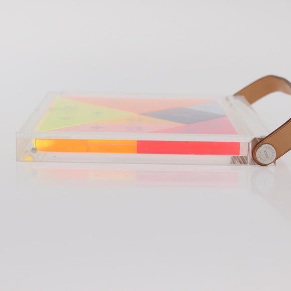 LOUIS VUITTON Puzzle Domino Glass Clear GI0480 LV Auth 155102M