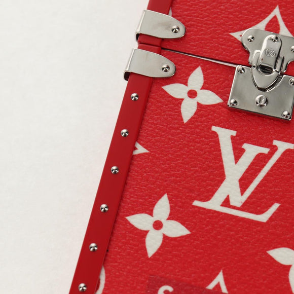 LOUIS VUITTON Louis Vuitton × Supreme iPhone 7 Case Red M67758 LV Auth 155103M