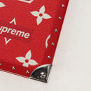 LOUIS VUITTON Louis Vuitton × Supreme iPhone 7 Case Red M67758 LV Auth 155103M-23