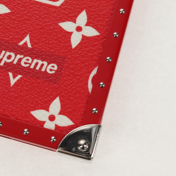 LOUIS VUITTON Louis Vuitton × Supreme iPhone 7 Case Red M67758 LV Auth 155103M