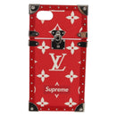 LOUIS VUITTON Louis Vuitton × Supreme iPhone 7 Case Red M67758 LV Auth 155103M-13