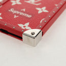 LOUIS VUITTON Louis Vuitton × Supreme iPhone 7 Case Red M67758 LV Auth 155103M-15