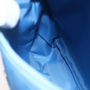 PRADA Hand Pouch Nylon Light Blue Silver Auth 155104V-21
