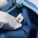 PRADA Hand Pouch Nylon Light Blue Silver Auth 155104V-11