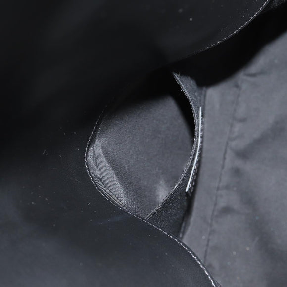 VERSACE Medusa Shoulder Bag Leather Black Gold Auth 155105A