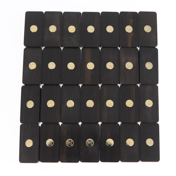 LOUIS VUITTON Monogram Coffret Domino Set Domino Clear LV Auth 155106SM
