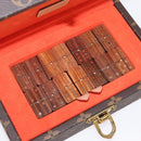 LOUIS VUITTON Monogram Coffret Domino Set Domino Clear LV Auth 155106SM-27