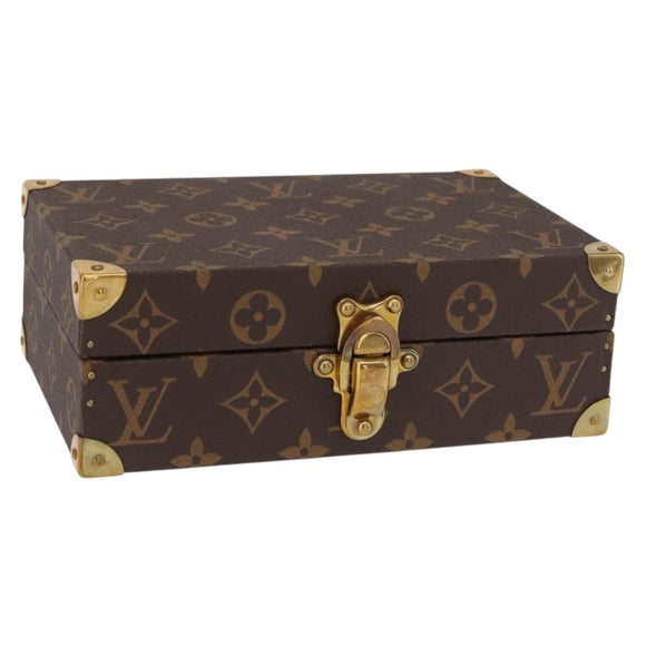 LOUIS VUITTON Monogram Coffret Domino Set Domino Clear LV Auth 155106SM