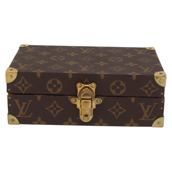 LOUIS VUITTON Monogram Coffret Domino Set Domino Clear LV Auth 155106SM