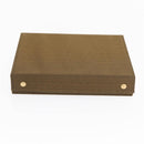 FENDI Vanity Case Zucca Canvas Black Brown Auth 155108SAV-22