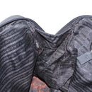 PRADA Hand Bag Nylon Black Silver Auth 155111-22