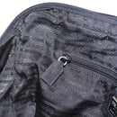 PRADA Hand Bag Nylon Black Silver Auth 155111-23