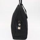 PRADA Hand Bag Nylon Black Silver Auth 155111-4