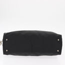 PRADA Hand Bag Nylon Black Silver Auth 155111-5