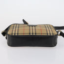 Burberrys Nova Check Shoulder Bag Nylon Canvas 2 Set Beige Auth 155112-15