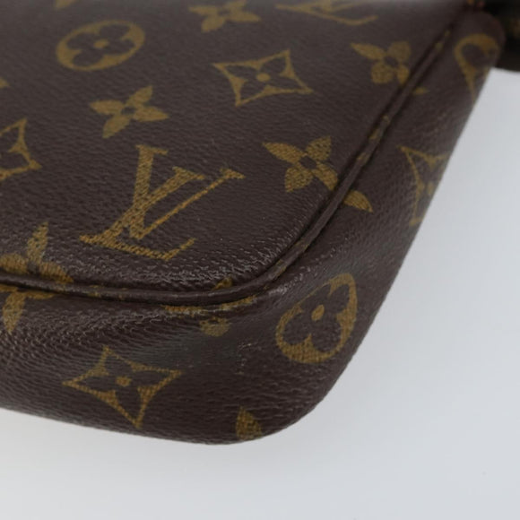 LOUIS VUITTON Monogram Pochette Accessoires Pouch M51980 LV Auth 155132