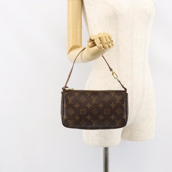 LOUIS VUITTON Monogram Pochette Accessoires Pouch M51980 LV Auth 155132