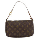 LOUIS VUITTON Monogram Pochette Accessoires Pouch M51980 LV Auth 155132-2