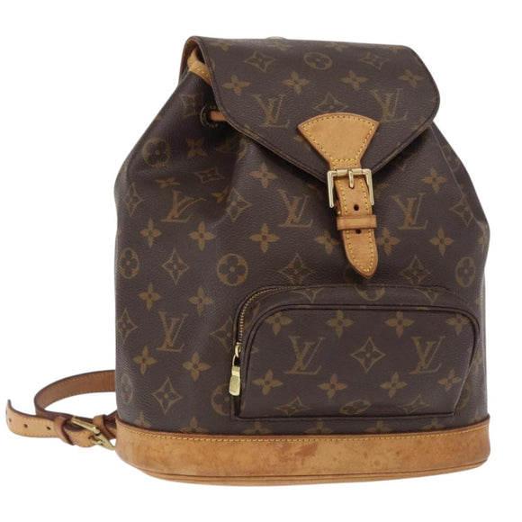 LOUIS VUITTON Monogram Montsouris MM Backpack M51136 LV Auth 155133