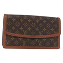LOUIS VUITTON Monogram Pochette Dam GM Clutch Bag M51810 LV Auth 155136-1