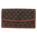LOUIS VUITTON Monogram Pochette Dam GM Clutch Bag M51810 LV Auth 155136-13