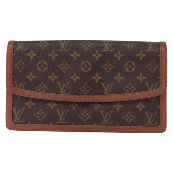 LOUIS VUITTON Monogram Pochette Dam GM Clutch Bag M51810 LV Auth 155136