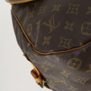 LOUIS VUITTON Monogram Saumur 35 Umhängetasche M42254 LV Auth 155140-15