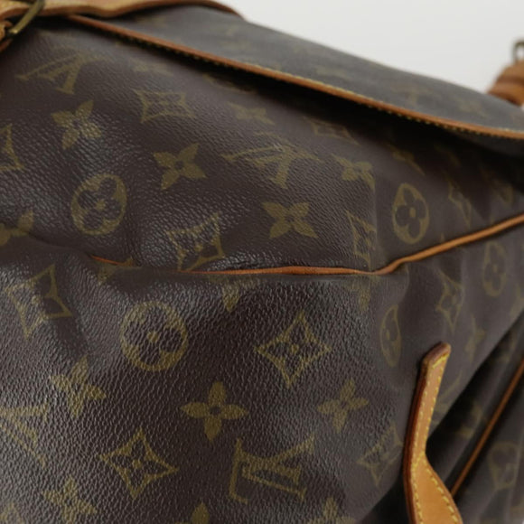 LOUIS VUITTON Monogram Saumur 35 Umhängetasche M42254 LV Auth 155140
