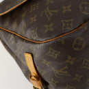 LOUIS VUITTON Monogram Saumur 35 Umhängetasche M42254 LV Auth 155140-17