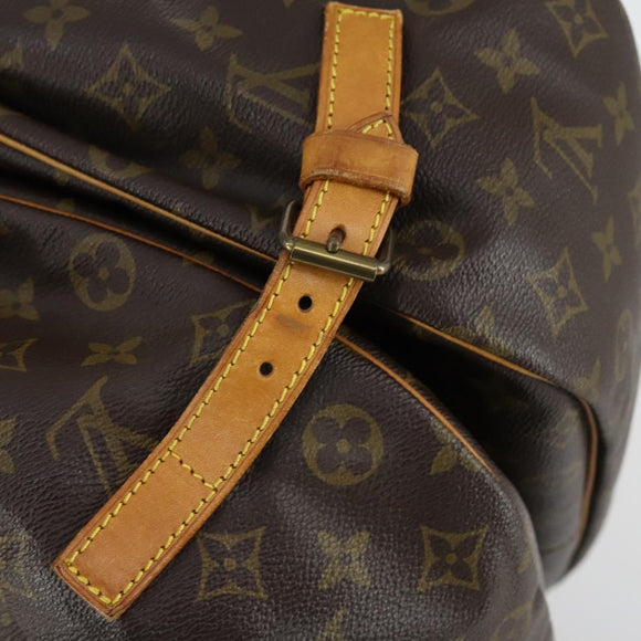 LOUIS VUITTON Monogram Saumur 35 Umhängetasche M42254 LV Auth 155140