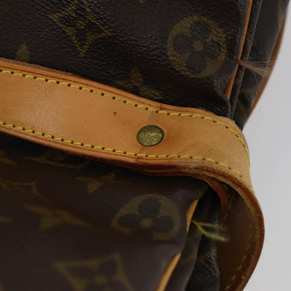 LOUIS VUITTON Monogram Saumur 35 Umhängetasche M42254 LV Auth 155140