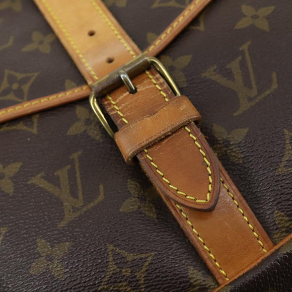 LOUIS VUITTON Monogram Saumur 35 Umhängetasche M42254 LV Auth 155140