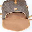 LOUIS VUITTON Monogram Saumur 35 Umhängetasche M42254 LV Auth 155140-22