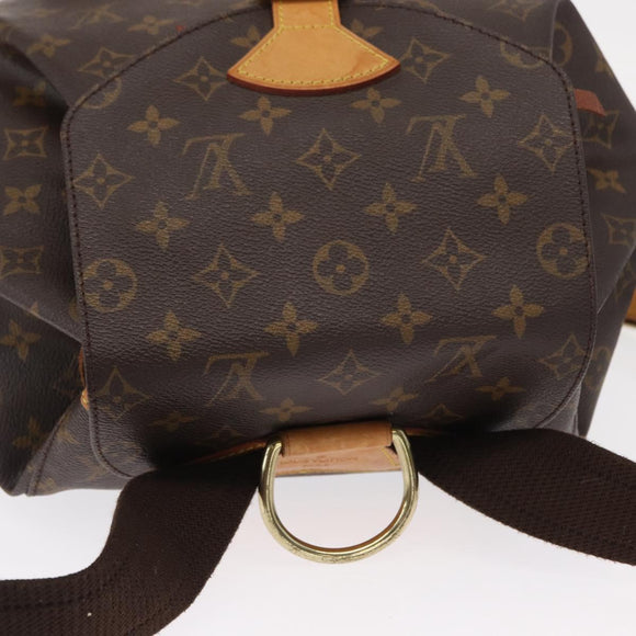 LOUIS VUITTON Monogram Montsouris GM Backpack M51135 LV Auth 155142