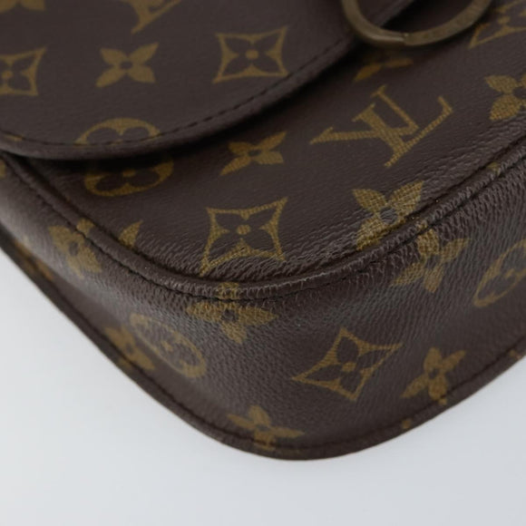 LOUIS VUITTON Monogram Saint Cloud MM Shoulder Bag M51243 LV Auth 155146