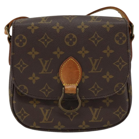 LOUIS VUITTON Monogram Saint Cloud MM Shoulder Bag M51243 LV Auth 155146