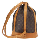 LOUIS VUITTON Monogram Randonnee PM Shoulder Bag M42243 LV Auth 155147-2