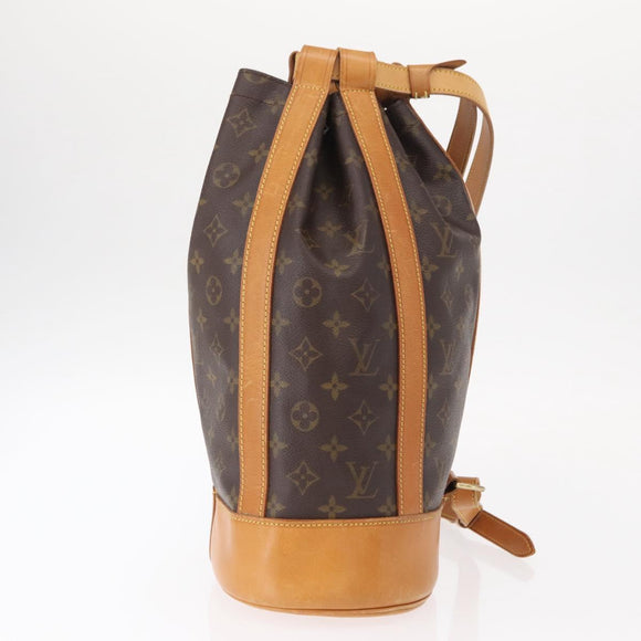 LOUIS VUITTON Monogram Randonnee PM Shoulder Bag M42243 LV Auth 155147