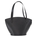 LOUIS VUITTON Epi Saint Jacques Shopping Shoulder Bag Black M52262 Auth 155149-1