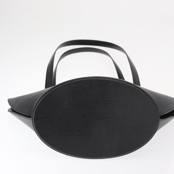 LOUIS VUITTON Epi Saint Jacques Shopping Shoulder Bag Black M52262 Auth 155149