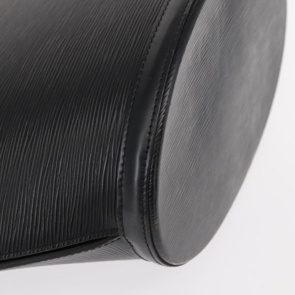 LOUIS VUITTON Epi Saint Jacques Shopping Shoulder Bag Black M52262 Auth 155149