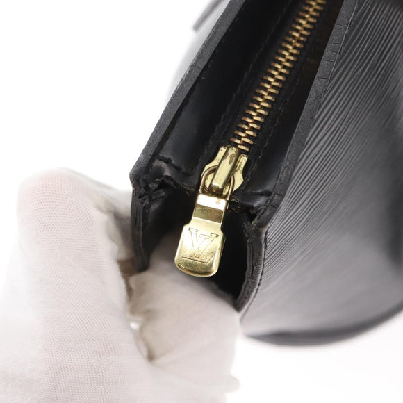 LOUIS VUITTON Epi Saint Jacques Shopping Shoulder Bag Black M52262 Auth 155149