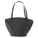 LOUIS VUITTON Epi Saint Jacques Shopping Shoulder Bag Black M52262 Auth 155149-2